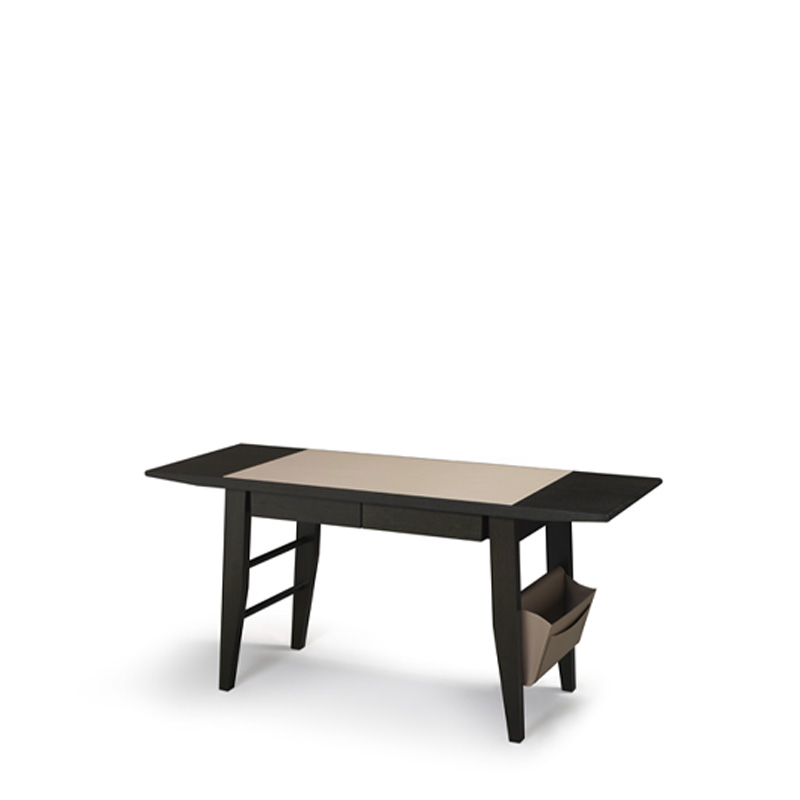 Isaac is a compact writing desk with wooden structure and drawers that belongs to the Amaranthine Tales collection of Promemoria | Promemoria