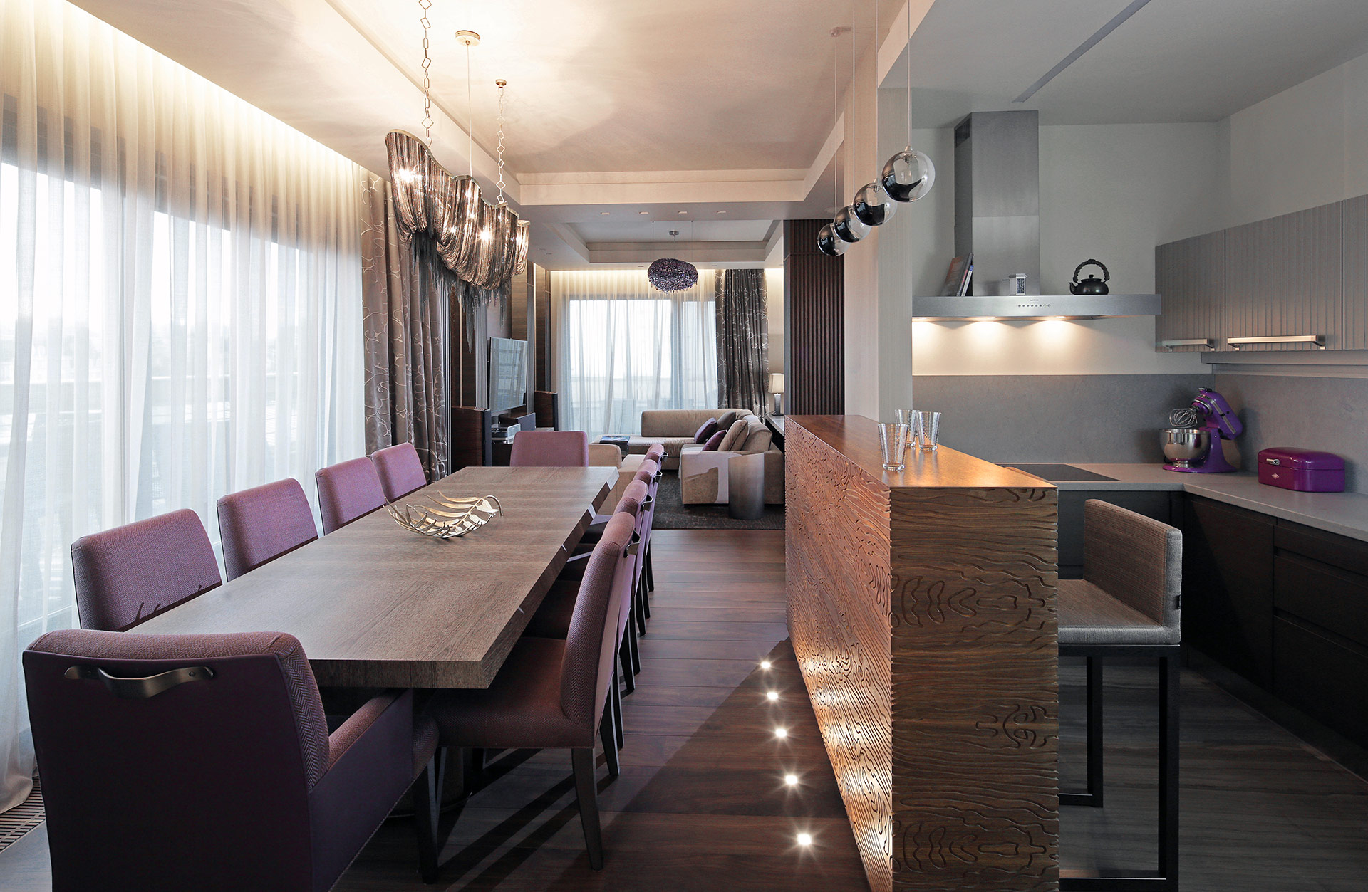 Dining room in a private residence in Moscow furnished with Promemoria | Promemoria