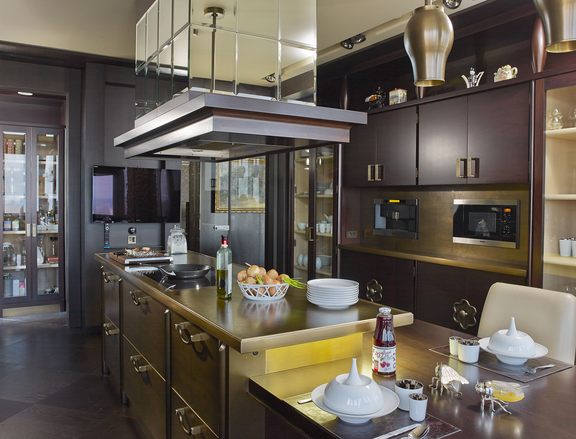 Angelina Kitchen in a private residence in Kiev furnished with Promemoria | Promemoria