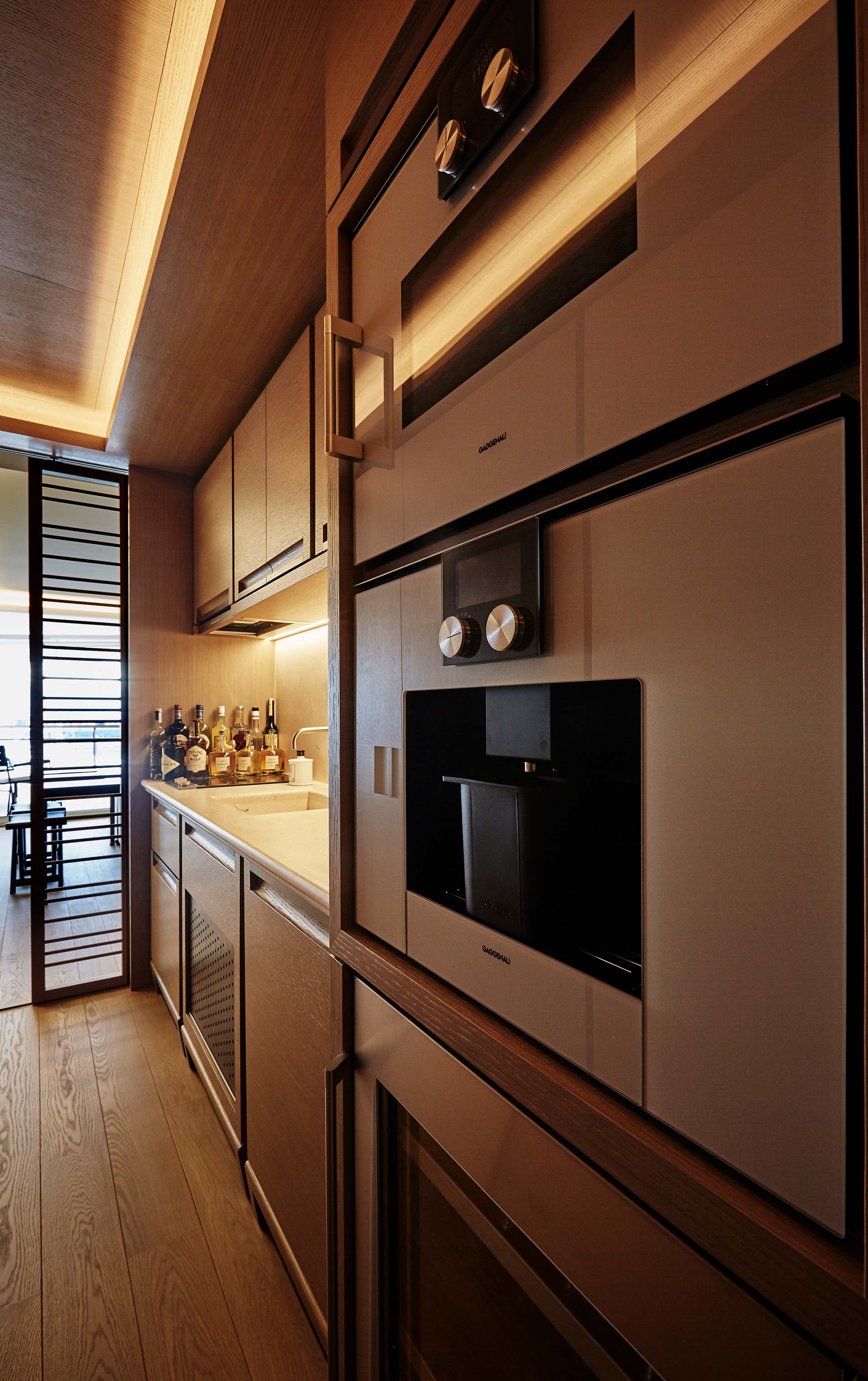 Kitchen of a private residence in Montecarlo furnished with Promemoria | Promemoria